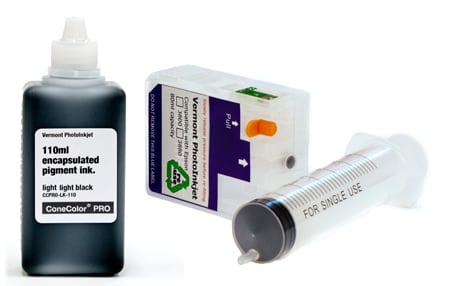 ConeColor Pro, 3800-3880 Refill Cartridge, 110ml Ink, Light Light Black