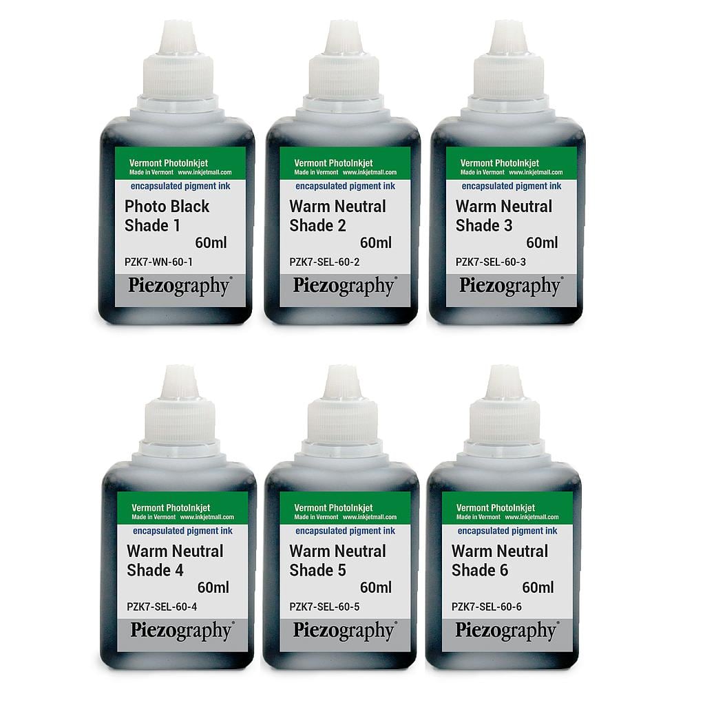 Piezography K6, Warm Neutral Tone, 60ml, Set of 6 Inks (PiezoDN only)