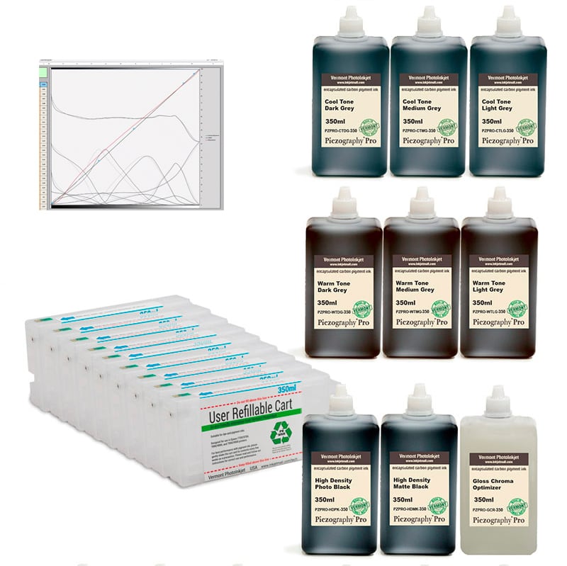 Pro 7890, 9890 - Piezography Pro Complete Print &amp; Digital Negative System, 350ml