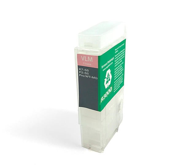 60ml Refillable Cartridge, Auto-Reset Chip - R3000 - Vivid Light Magenta