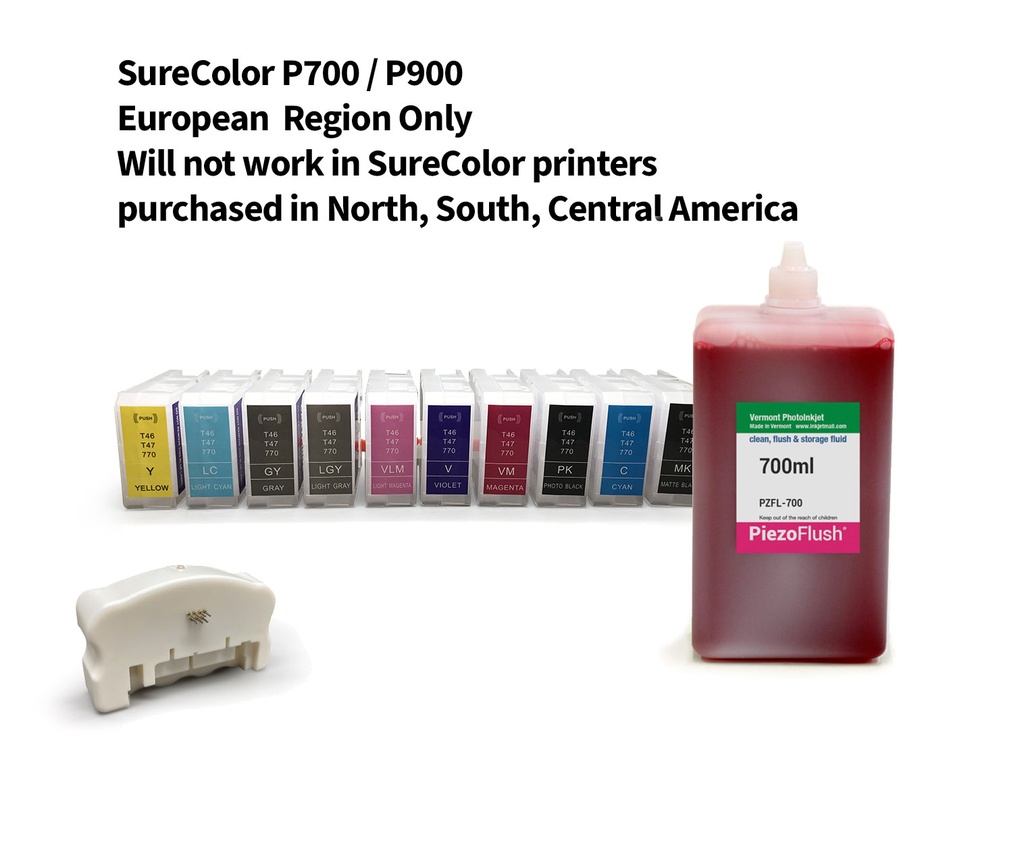 PiezoFlush® kit for European P700 P900 printers