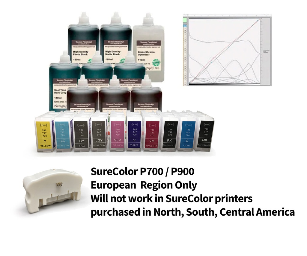 SureColor P700 P900 (EU Only) - Piezography Pro Complete Print, Photogravure &amp; Digital Negative System, 220ml
