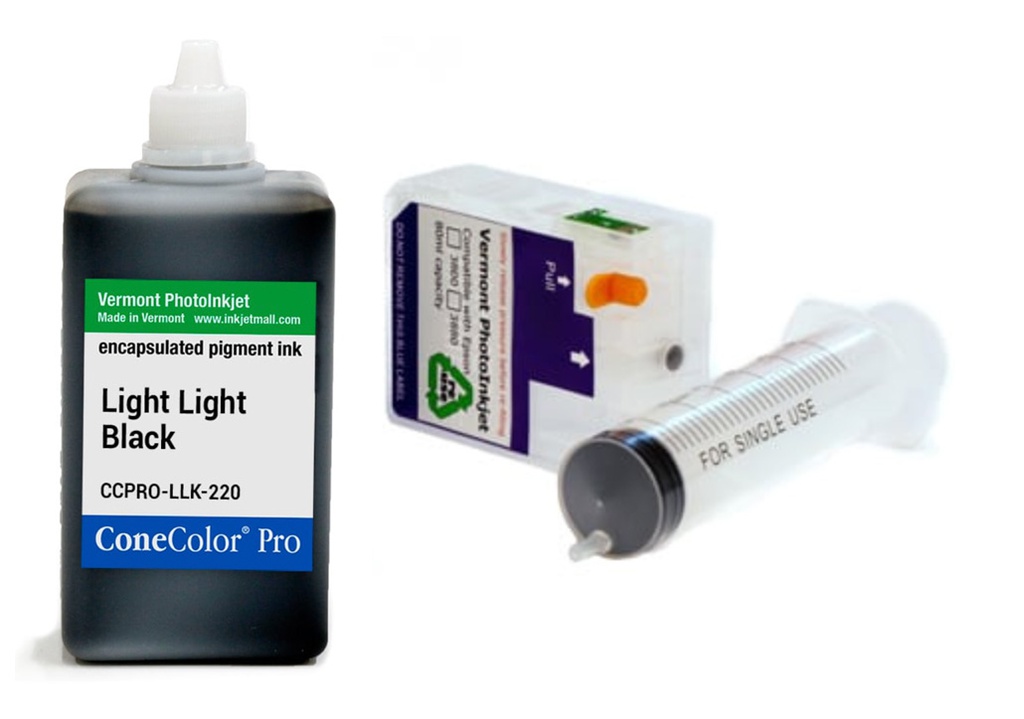 ConeColor Pro, 3800-3880 Refill Cartridge, 220ml Ink, Light Light Black
