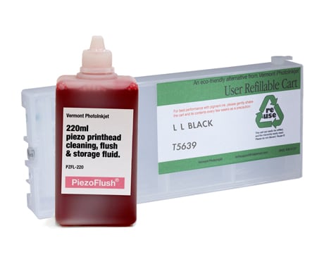 [PZFK-7800-220-LLK] PiezoFlush® cartridge combo, Epson Epson 7800 / 9800, printers LLK position