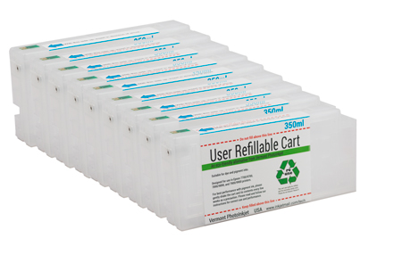 [RCS-7890-350-KIT9] Refillable Cartridge Kit with Reset Chips - 7890/9890 - Set 9