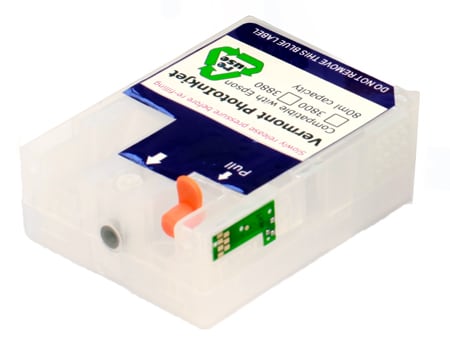[RCS-38XX-80-Y] ReUsable cart with Control Chip (80ml) Epson 3800, 3880, P800* - Yellow