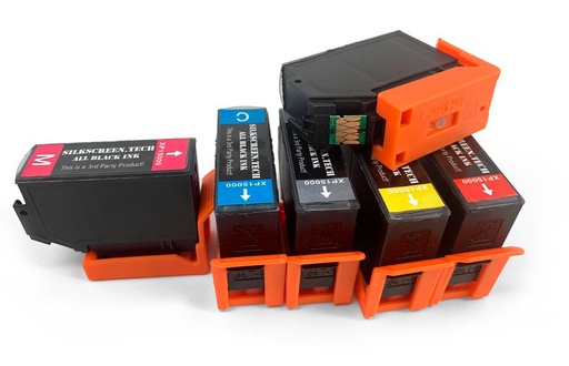 [UV45-XP-15000-KIT6] Epson XP-15000 All Black Ink Set for Screenprint Film Positives