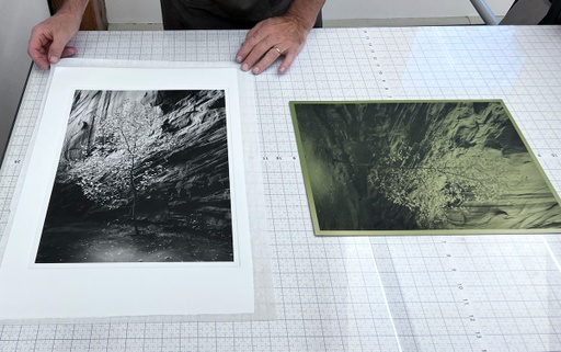 We make a Ready-to-print photogravure plate from your image